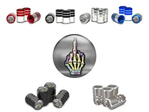 Tyre Valve Caps for Trucks Racing Design